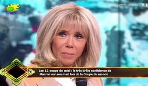 Les 12 coups de midi : la très drôle confidence de  Macron sur son mari lors de la Coupe du monde