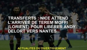 Transferts: Nice attend l'arrivée de Terem Moffi  pour libérer Andy DeLort à Nantes