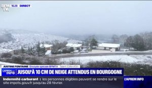 Météo: jusqu'à 10 cm de neige attendus à proximité de Dijon