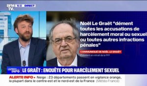 Une enquête a été ouverte contre Noël Le Graët pour des faits de harcèlement moral et harcèlement sexuel