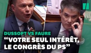 Olivier Dussopt vs Olivier Faure: à l'Assemblée, le congrès du PS s'est mélé aux retraites