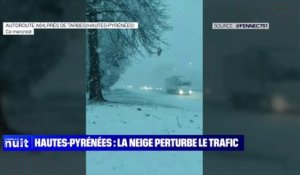 Hautes-Pyrénées: le trafic fortement perturbé par la neige