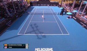 Davidovich Fokina - Paul - Les temps forts du match - Open d'Australie