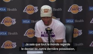 Lakers - Westbrook et les détails qui font que "le match ne se termine pas comme on le voudrait”