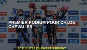 Premier podium pour Chloé Chevalier