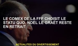 Le FFF Comex choisit le statu quo, Noël le Graët reste derrière