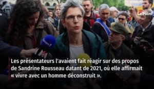 Sandrine Rousseau étrille Michel Sardou en pleine manifestation