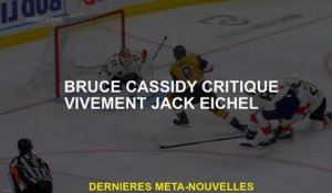 Bruce Cassidy critique fermement Jack Eichel