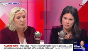 Pour Marine Le Pen, "non", il ne faut pas livrer de chars lourds à l'Ukraine