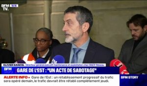 "C'est un acte de sabotage": le directeur général maintenance et exploitation chez SNCF réseau à propos des perturbations gare de l'Est