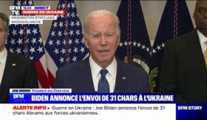 Joe Biden: "Nous allons commencer à former les troupes ukrainiennes sur la question de la maintenance" des chars Abrams