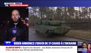 Le soulagement de Kiev après l'annonce de la livraison d'armes et de chars lourds occidentaux