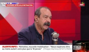 Grève contre la réforme des retraites: "Nous espérons être au moins autant voire plus que le 19 janvier", affirme Philippe Martinez
