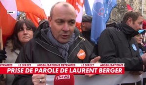 Laurent Berger : «La mesure la plus injuste c’est le report de l’âge légal»