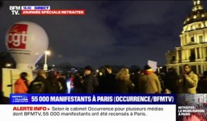 2,8 millions de manifestants sur l'ensemble de la France, selon la CGT à BFMTV