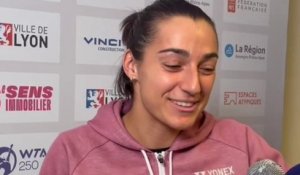 WTA - Open 6e Sens - Lyon 2023 - Caroline Garcia est en finale chez elle : "Avant j'avais peur d'aller chercher le public, c'est nouveau et j'aime ça en fait !"