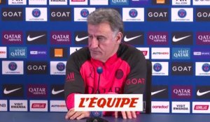 Galtier élogieux envers Bitshiabu : «Un très gros potentiel» - Foot - Coupe - PSG