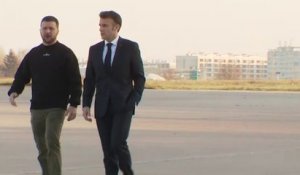 Emmanuel Macron et Volodymyr Zelensky partent ensemble à Bruxelles