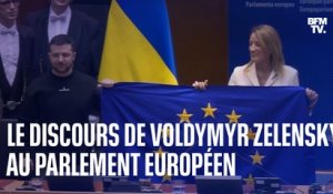 Le discours intégral de Volodymyr Zelensky devant le Parlement européen à Bruxelles