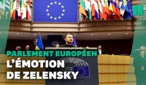 Volodymyr Zelensky au Parlement européen, une visite riche en symboles