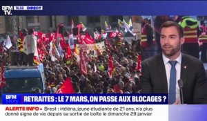 Julien Odoul, député RN de l'Yonne député RN de l'Yonne dénonce les "responsables syndicaux qui ont appelé à voter Macron"