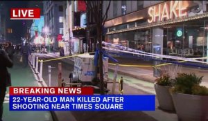 Etats-Unis: Un jeune homme a été tué par balle hier soir à New York, tout près de Times Square - Il n’y a eu aucune interpellation, annonce la police - VIDEO