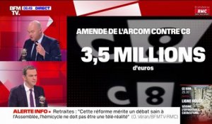"Il y a eu manquement": Olivier Véran réagit à la sanction de l'Arcom contre C8 après les insultes de Cyril Hanouna envers Louis Boyard