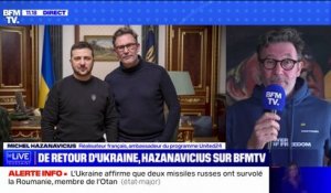 De retour d'Ukraine, le réalisateur Michel Hazanavicius se dit favorable à "l'envoi d'armes et d'hommes"