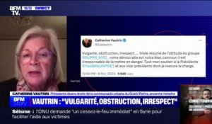 Catherine Vautrin: "Un député est là pour écrire la loi, pas pour shooter dans un ballon de foot, a fortiori quand ce ballon a la tête d'un ministre"