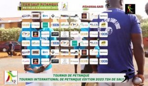 International de pétanque au Sénégal - 72h de Saly - Samedi 11 février 2023