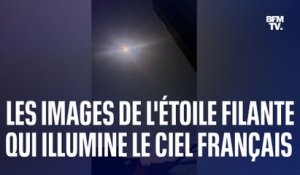 Une impressionnante étoile filante illumine le ciel du nord de la France