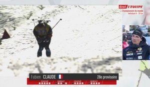 F. Claude : «C'est décevant» - Biathlon - Mondiaux (H)