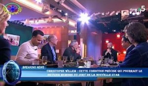 Christophe Willem : cette condition précise qui pourrait le  devenir membre du jury de la Nouvelle S