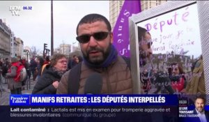 Retraites: les manifestants appellent les députés à ne pas voter la réforme