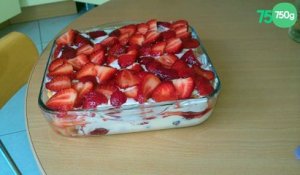 Tiramisu aux fraises et fruits rouges