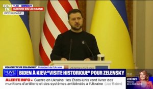 Zelensky déclare que la visite de Biden à Kiev est "la plus importante de toute l'histoire de l'Ukraine"