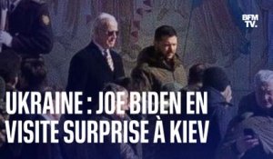 Ukraine: Biden est en visite surprise à Kiev aux côtés de Zelensky