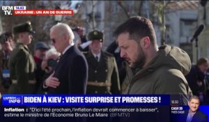 Les promesses de Joe Biden lors de sa visite surprise à Kiev