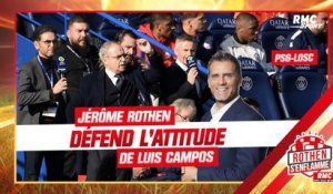 PSG 4-3 Losc : Rothen défend l'attitude de Campos sur le bord du terrain