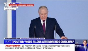 "Nous étions prêts à un dialogue constructif avec l'Occident", déclare Vladimir Poutine