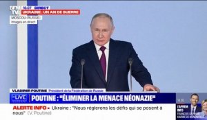 Vladimir Poutine à propos de l'Ukraine: "Des actions terroristes ont été commises par les néonazis"