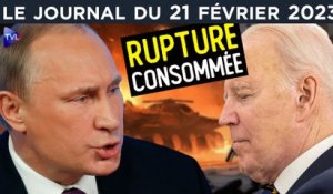 Poutine - Biden : le bras de fer - JT du mardi 21 février 2023