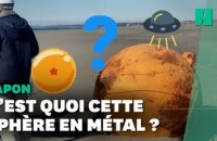 Au Japon, une étrange sphère en métal s’échoue sur une plage et intrigue