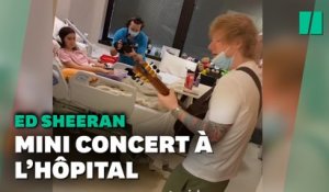 Ed Sheeran a surpris les enfants d’un hôpital australien avec un concert privé