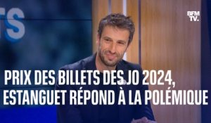 "Je suis désolé qu'il y ait des déçus": Tony Estanguet répond à la polémique sur le prix des billets pour les JO 2024