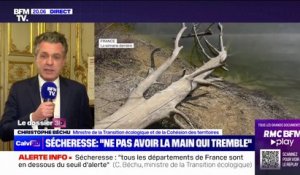 Christophe Béchu sur la sécheresse: "Ne pas prendre de mesures de restriction aujourd'hui serait irresponsable"