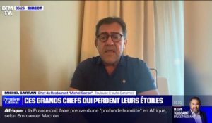 "J'ai eu quelques larmes": le chef Michel Sarran vient de perdre sa 2e étoile au guide Michelin témoigne sur BFMTV
