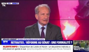Gérard Longuet: "Je voterai la retraite à 64 ans"