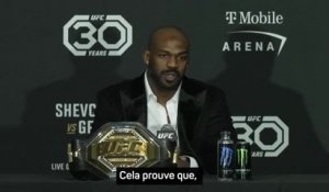 UFC 285 - Jones après sa victoire contre Gane : "Je ne me suis jamais senti aussi heureux"