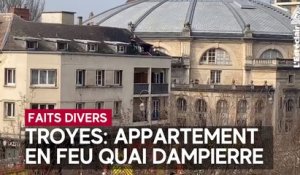 Troyes : incendie dans une résidence Quai Dampierre